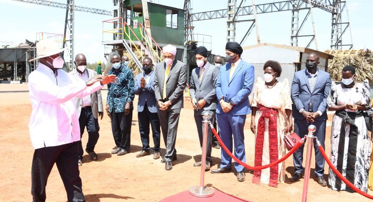 President Museveni introduces the Kiryandongo Sugar Factory